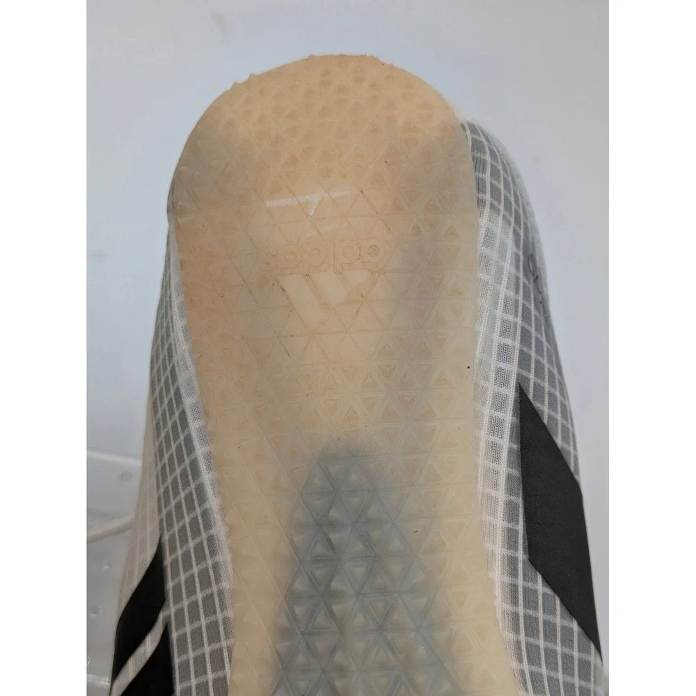 Adidas Sprintstar Track Spikes White Gray Sprint Running Shoes Men's 7